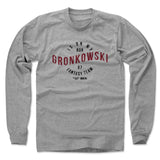 Mens Long Sleeve Heather Gray