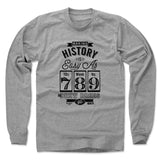 Mens Long Sleeve Heather Gray