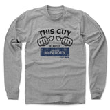 Mens Long Sleeve Heather Gray