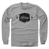 Mens Long Sleeve Heather Gray