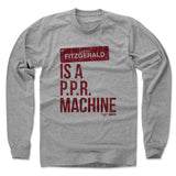 Mens Long Sleeve Heather Gray