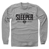 Mens Long Sleeve Heather Gray