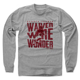 Mens Long Sleeve Heather Gray