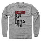 Mens Long Sleeve Heather Gray