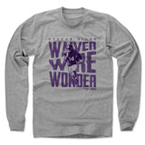 Mens Long Sleeve Heather Gray