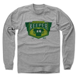 Mens Long Sleeve Heather Gray