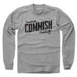 Mens Long Sleeve Heather Gray