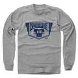 Mens Long Sleeve Heather Gray