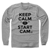 Mens Long Sleeve Heather Gray