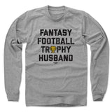 Mens Long Sleeve Heather Gray