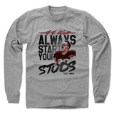 Mens Long Sleeve Heather Gray