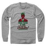 Mens Long Sleeve Heather Gray
