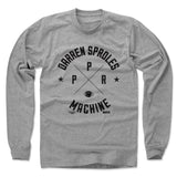 Mens Long Sleeve Heather Gray