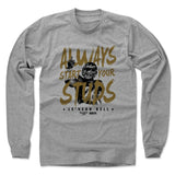 Mens Long Sleeve Heather Gray