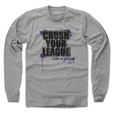 Mens Long Sleeve Heather Gray