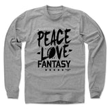 Mens Long Sleeve Heather Gray