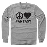 Mens Long Sleeve Heather Gray