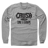 Mens Long Sleeve Heather Gray