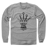 Mens Long Sleeve Heather Gray