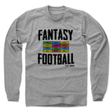 Mens Long Sleeve Heather Gray