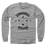 Mens Long Sleeve Heather Gray