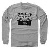 Mens Long Sleeve Heather Gray