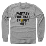 Mens Long Sleeve Heather Gray