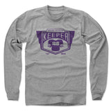 Mens Long Sleeve Heather Gray