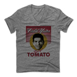 Mens Men's V-Neck Heather Gray