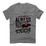 Mens Men's V-Neck Heather Gray