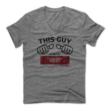 Mens Men's V-Neck Heather Gray