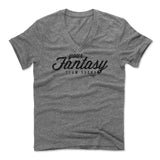 Mens Men's V-Neck Heather Gray