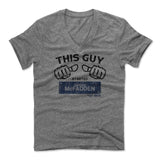 Mens Men's V-Neck Heather Gray