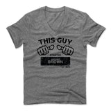 Mens Men's V-Neck Heather Gray