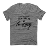 Mens Men's V-Neck Heather Gray