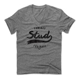 Mens Men's V-Neck Heather Gray