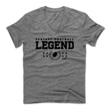 Mens Men's V-Neck Heather Gray