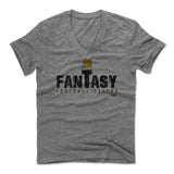 Mens Men's V-Neck Heather Gray