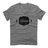 Mens Men's V-Neck Heather Gray