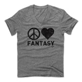 Mens Men's V-Neck Heather Gray