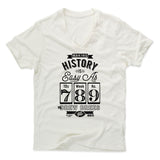 Mens Men's V-Neck Ivory