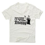 Mens Men's V-Neck Ivory