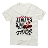 Mens Men's V-Neck Ivory