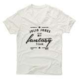 Mens Men's V-Neck Ivory