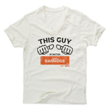 Mens Men's V-Neck Ivory