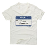 Mens Men's V-Neck Ivory