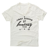 Mens Men's V-Neck Ivory