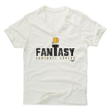 Mens Men's V-Neck Ivory
