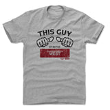 Mens Cotton T-Shirt Heather Gray