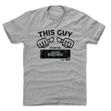 Mens Cotton T-Shirt Heather Gray